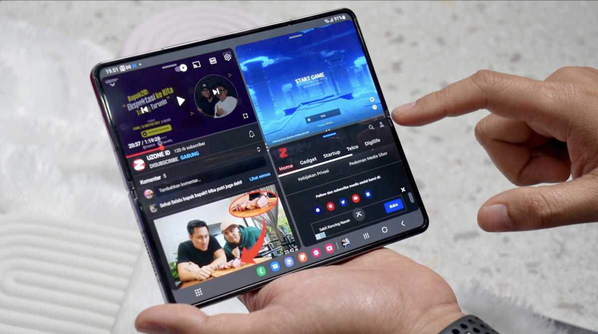 4 Hal Yang Bisa Kamu Lakukan Dengan Layar Besar Galaxy Fold4 5G